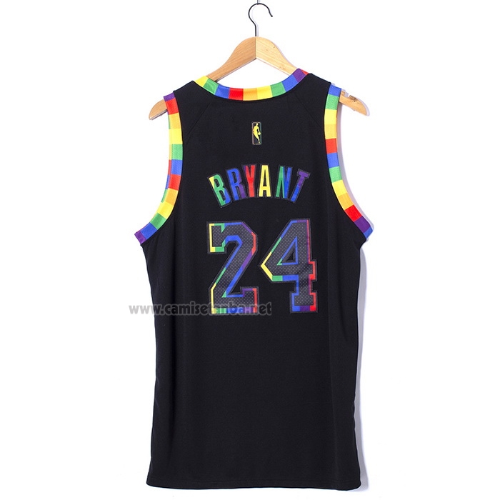 Camiseta Los Angeles Lakers Kobe Bryant #24 Fashion Royalty 2022-23 Negro
